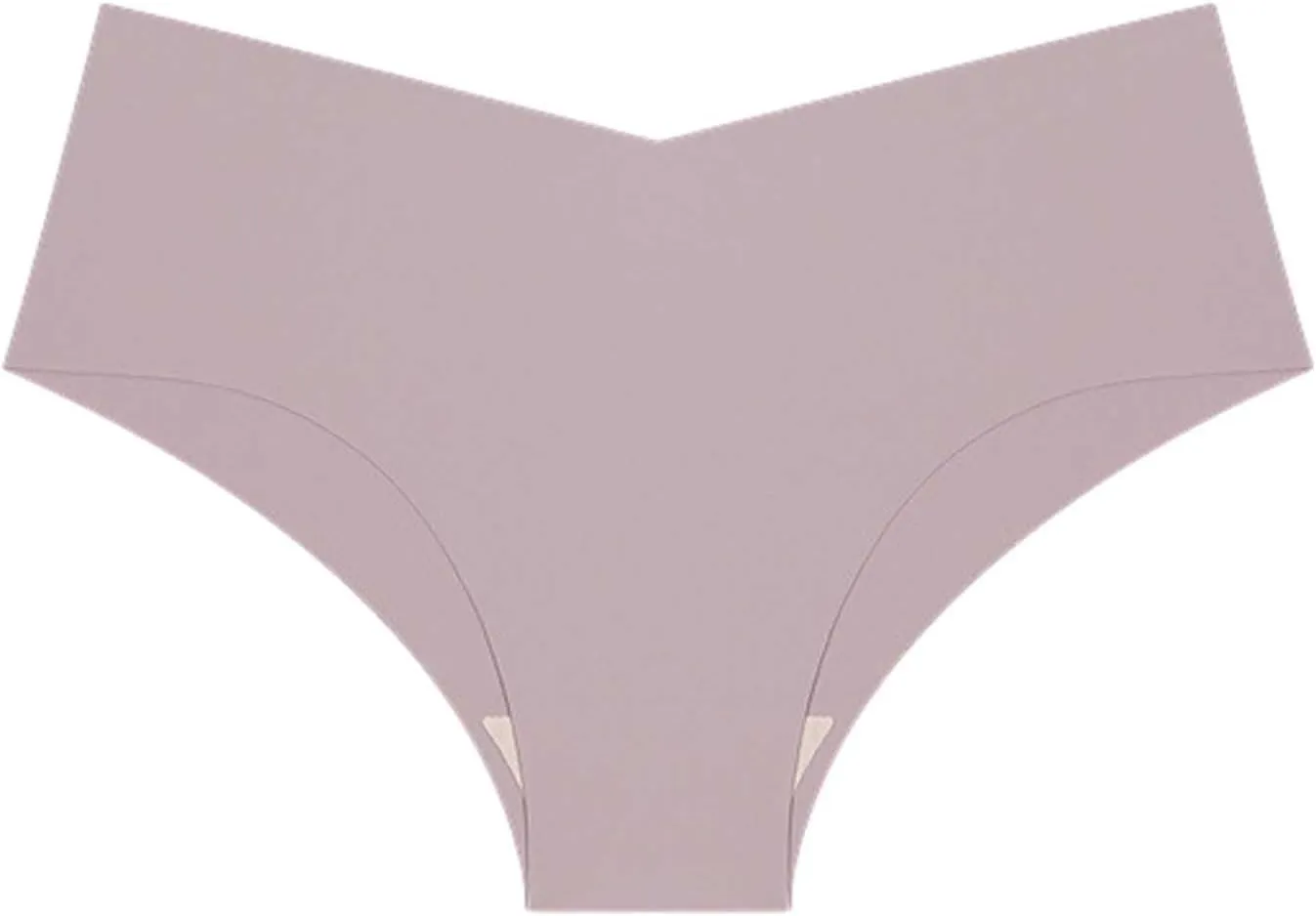 Seamless Underpants for Women V-Shape Underwear Soft Briefs Ladies Stretch No Show Bikini Panties Hipster 3-Pack