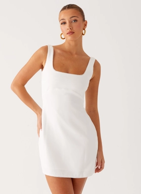 Soft And Comfortable Sedona Mini Dress - White
