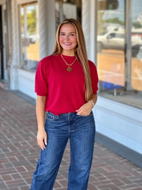 Soft Material Seeing Red Classic Crew Sweater