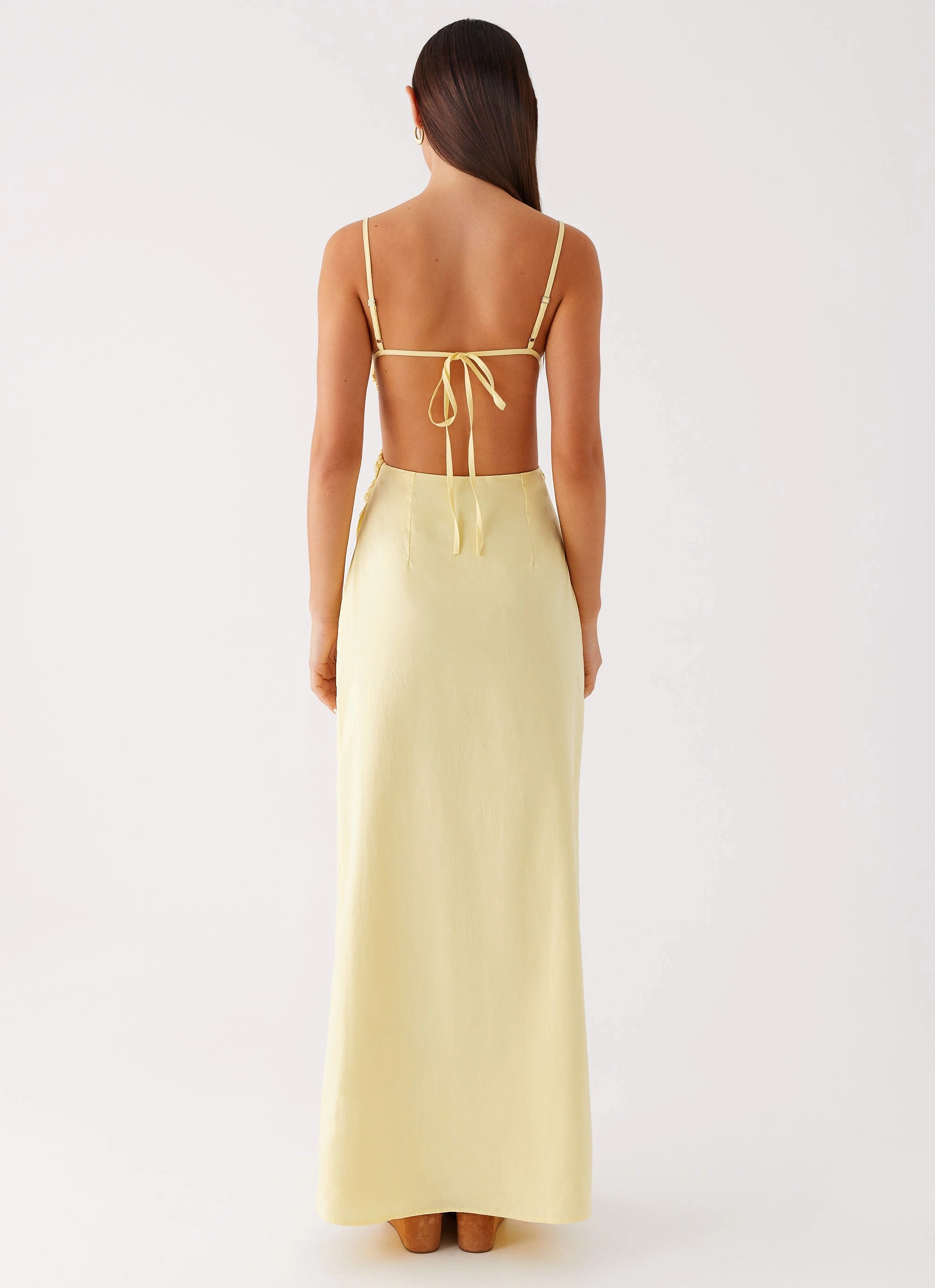Selah Maxi Dress - Yellow Comfy Comfort