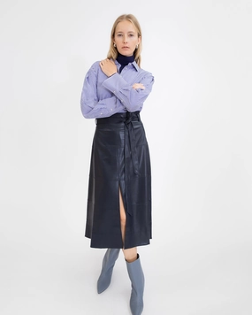 Smart Utility Vegan Leather Hudson Skirt