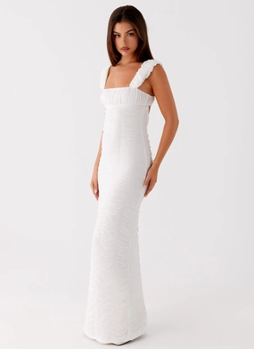 Gentle Stitch Everyday Use Senses Midi Dress - White