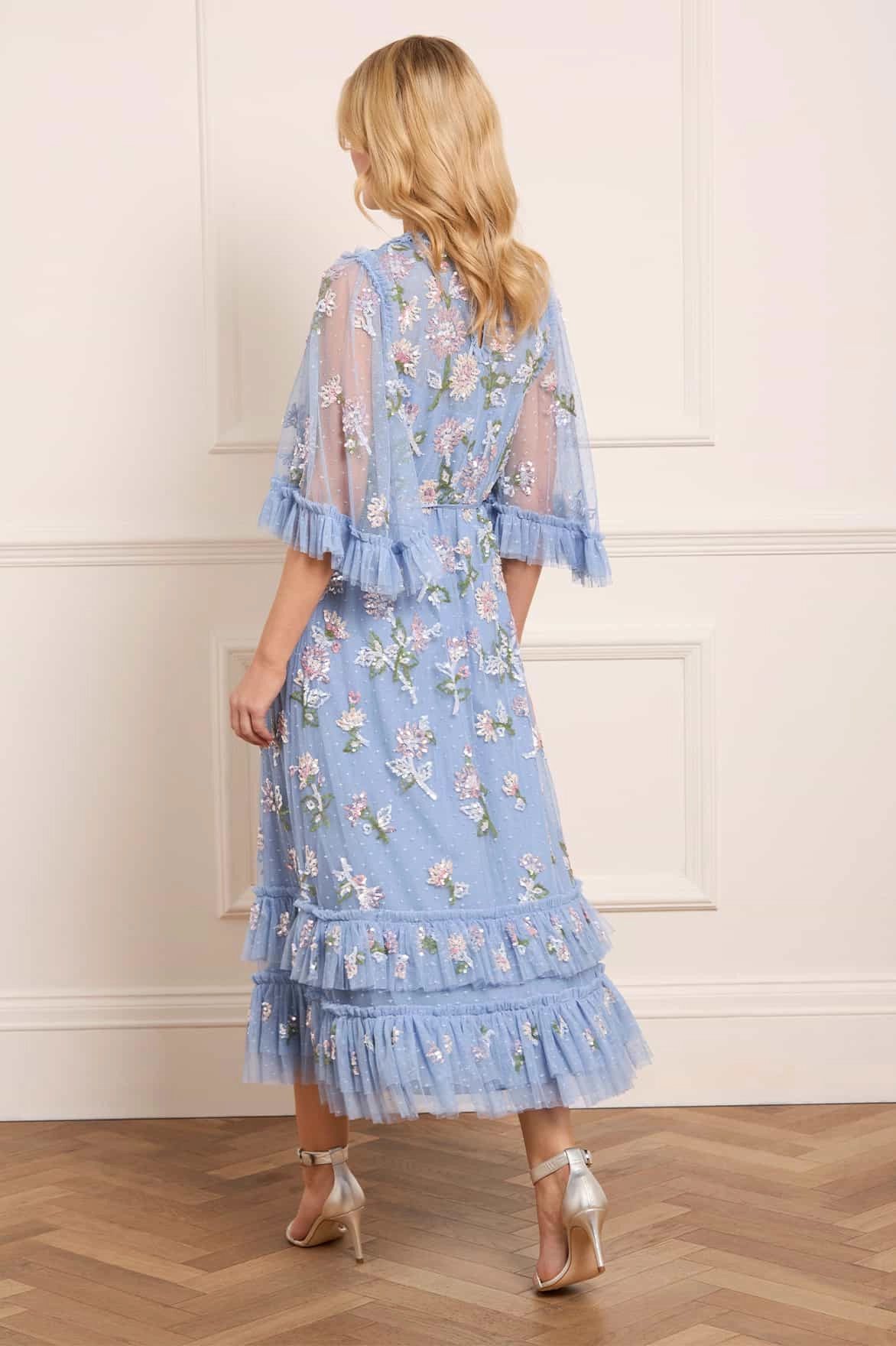 Sequin Dandelion Gloss Ballerina Dress Polished Layer Light and Comfortable Wear