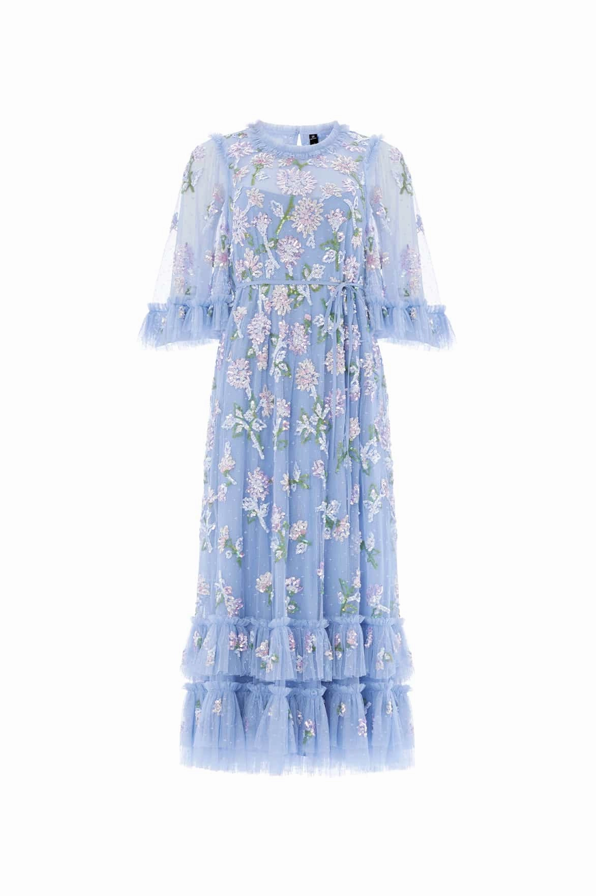 Sequin Dandelion Gloss Ballerina Dress Tassel-Detail