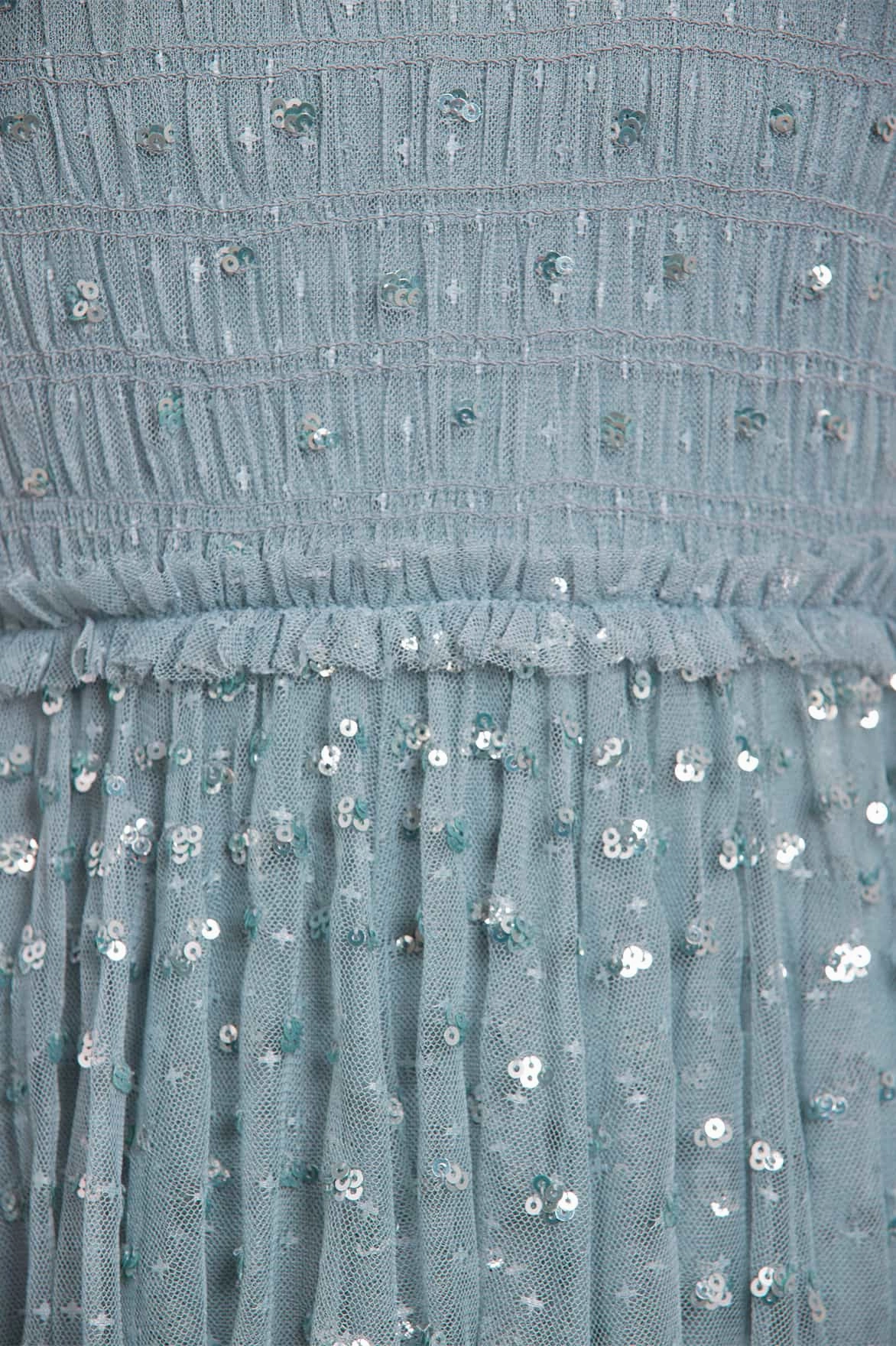 Soft Feel Sequin Giselle Smocked Ballerina Dress
