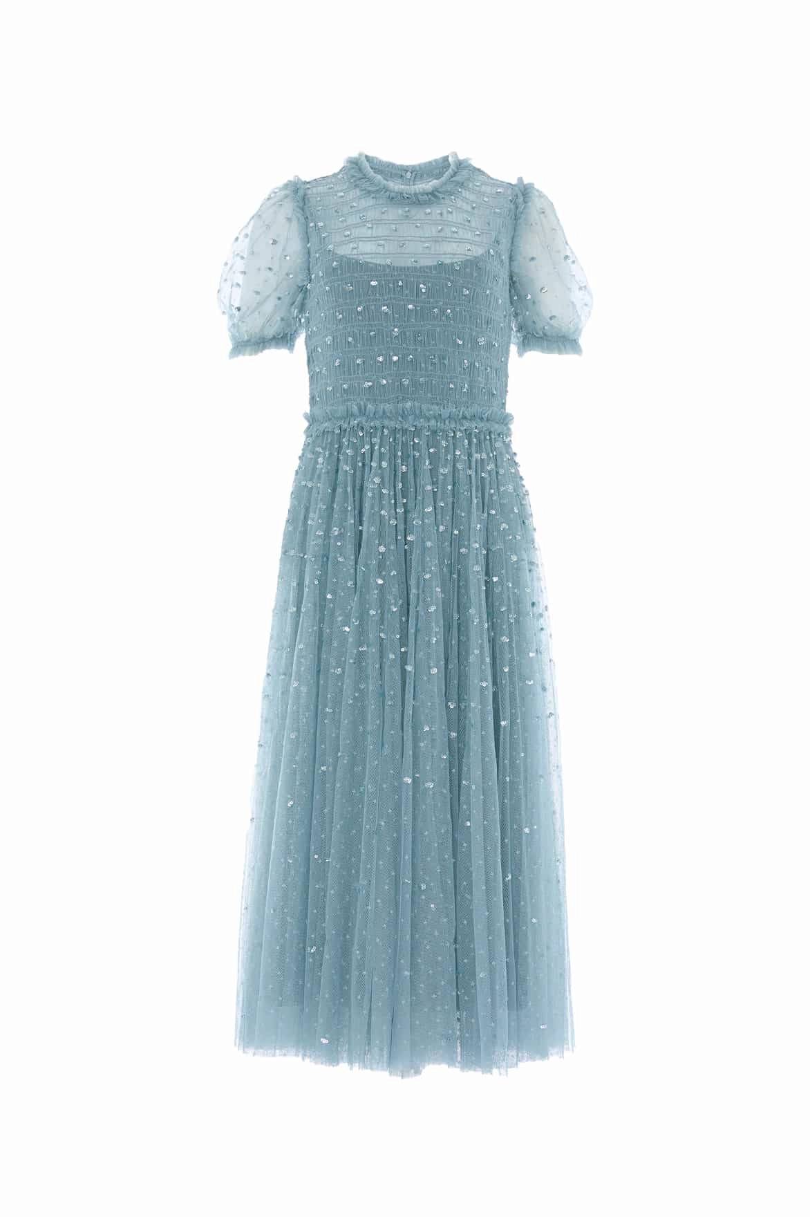 Sequin Giselle Smocked Ballerina Dress Movement Friendly