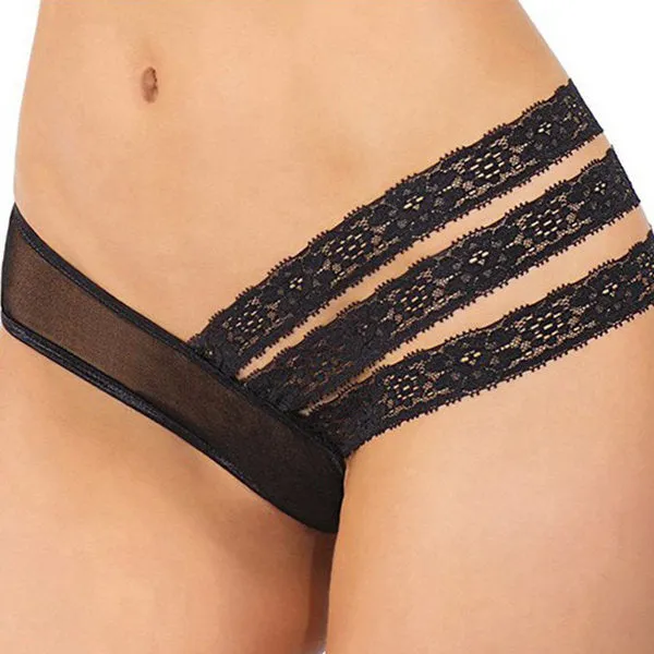 Sexy Cage Bandage Mesh Thongs
