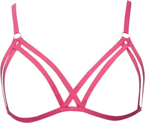 Sexy Lingerie Women Strappy Cage Bra Naughty Play Hollow Out Harness Bras Elastic Cupless Cage Bras See Through Bandage Bra