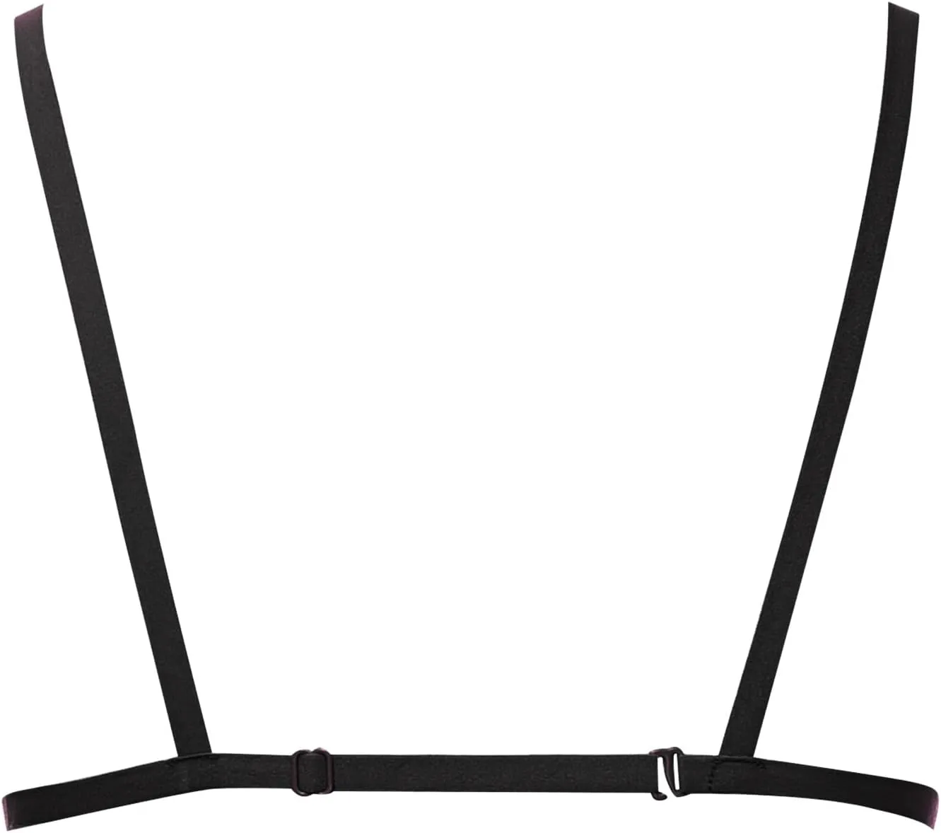 Sexy Lingerie Women Strappy Cage Bra Naughty Play Hollow Out Harness Bras Elastic Cupless Cage Bras See Through Bandage Bra