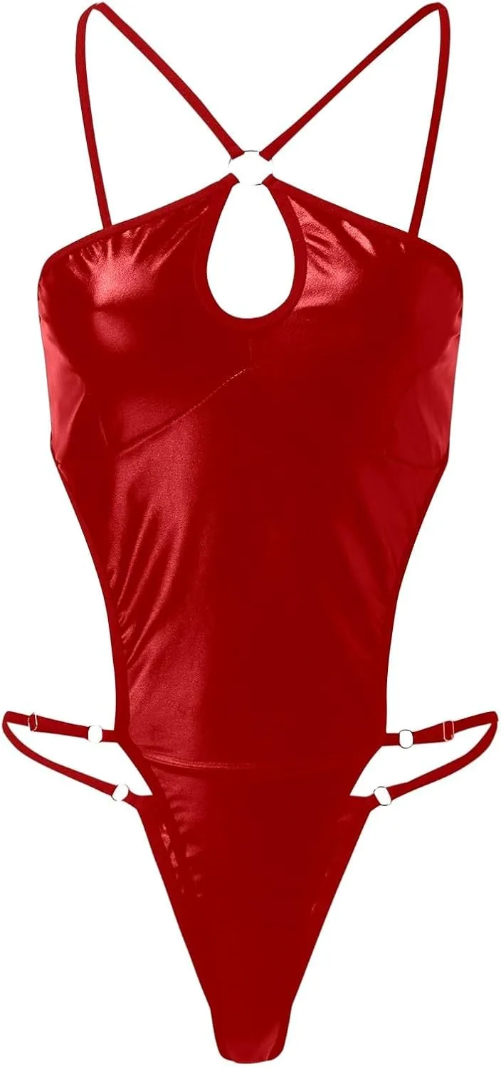 Sexy Mesh Thong Teddy Swimsuits Micro Bikini Elegant Lace Lingerie Set Sheer Swimsuit for Women See Bodysuit