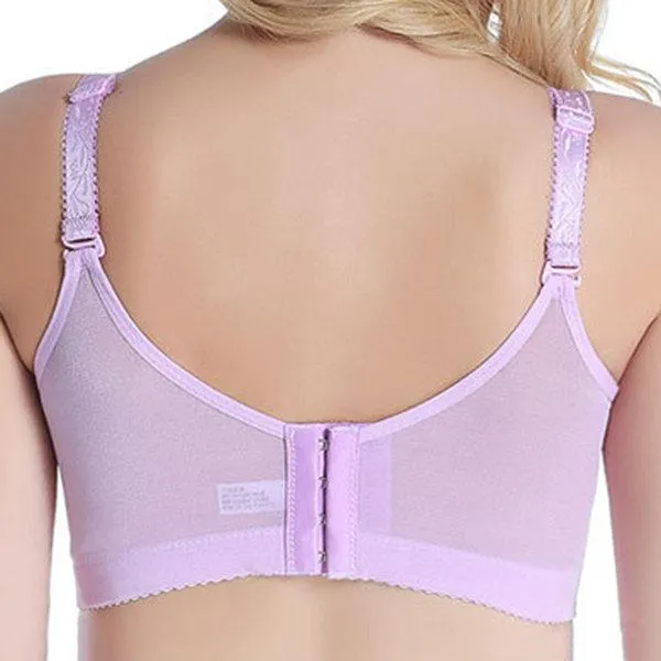 Sexy Push Up Lace-trim Lightly Lined Breathable Gather Bras