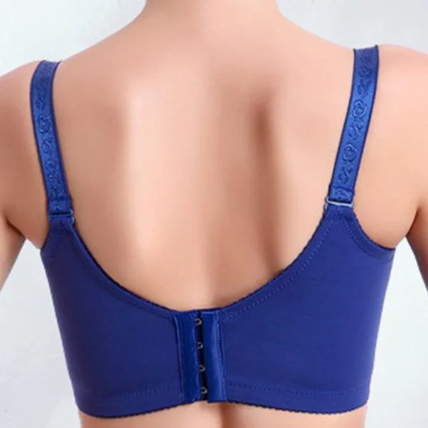 Sexy Wire-Free Deep V Gather Brass