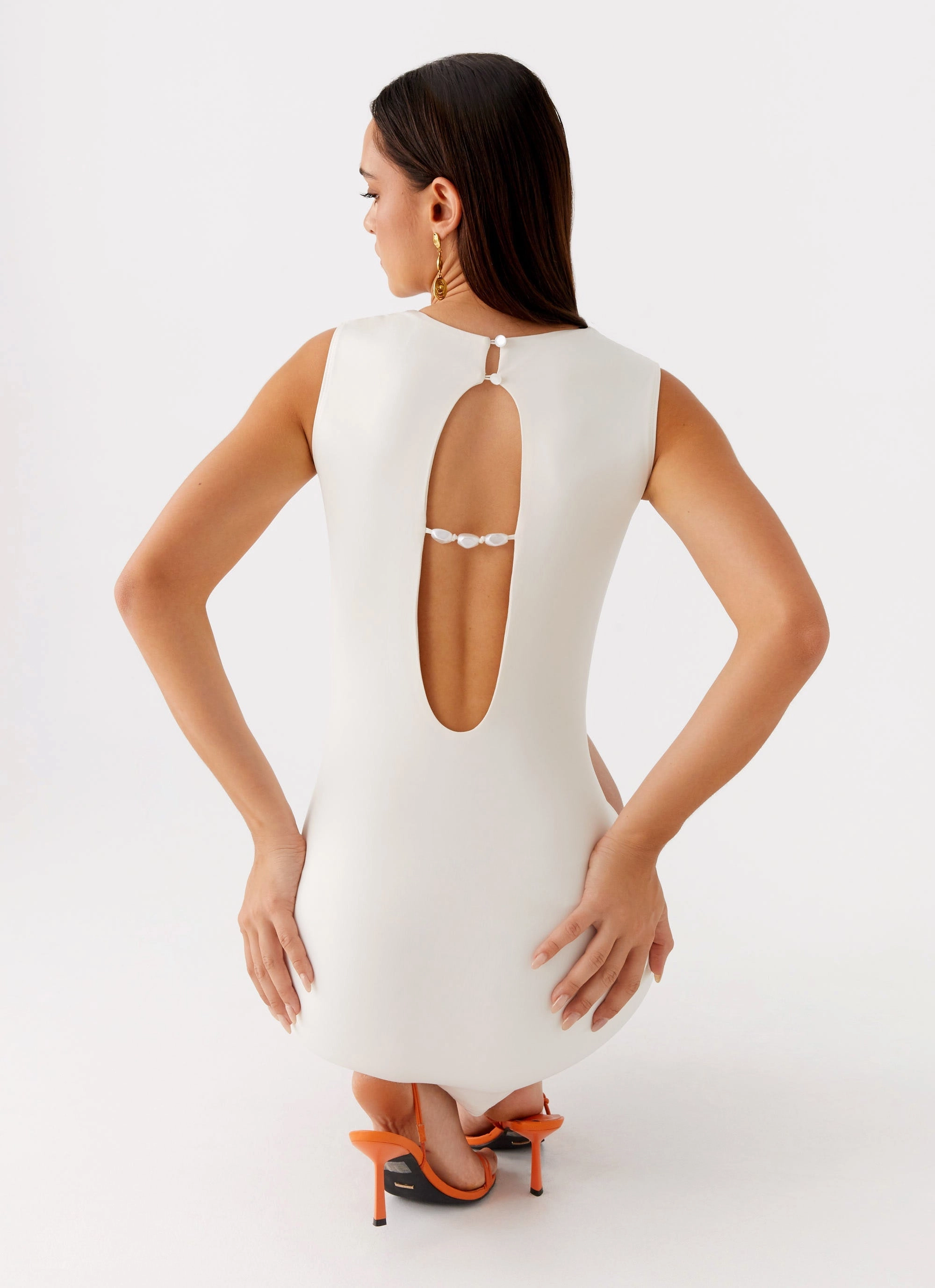Shai Pearl Mini Dress - Ivory Breezy Mood Natural Form