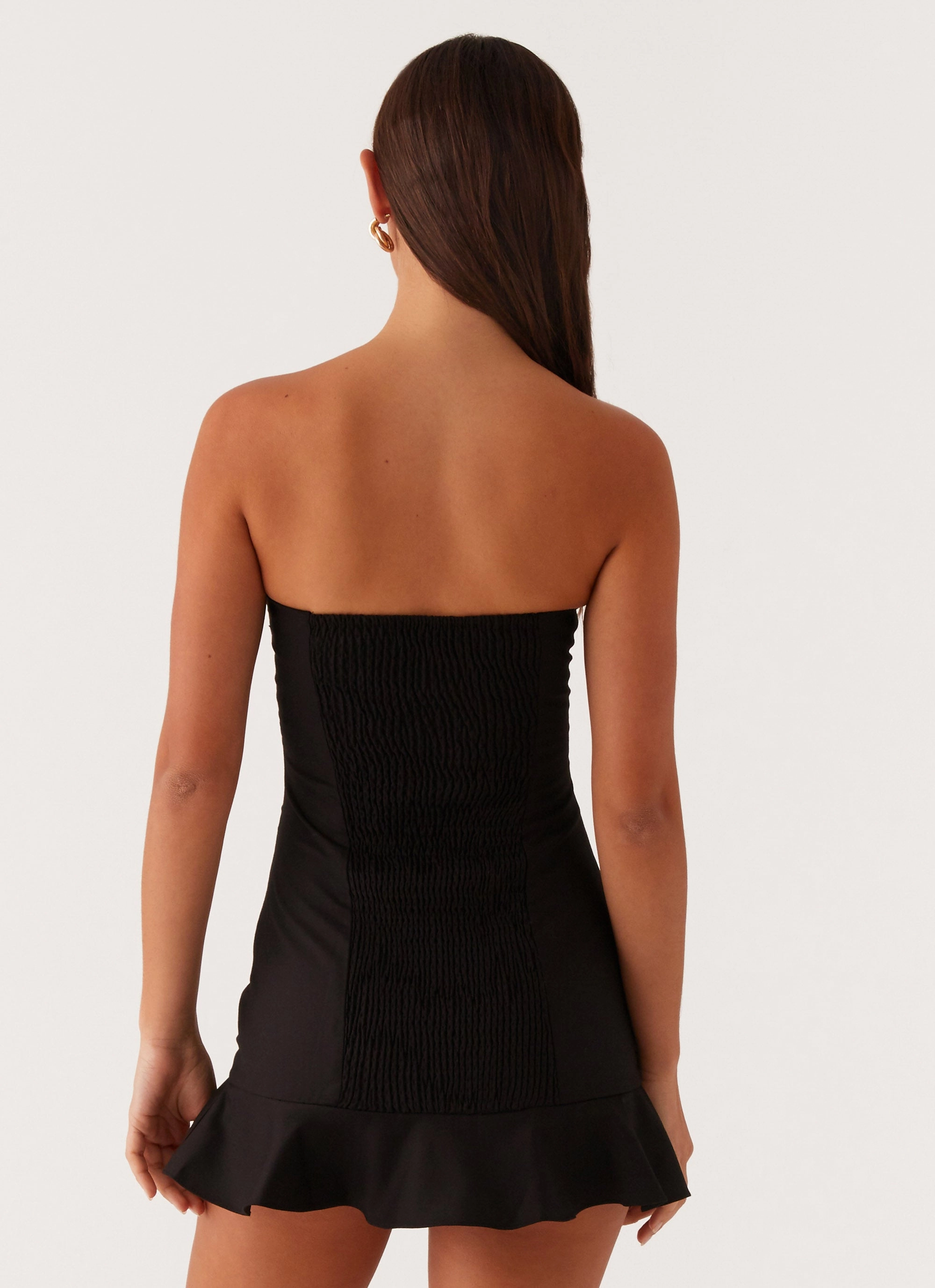 Functional Fit Delmi Bustier Mini Dress - Black