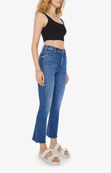 Low Maintenance Fabric The Hustler Ankle Fray in Grasping At Straws