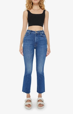 Versatile Look Core Wardrobe The Hustler Ankle Fray in Grasping At Straws