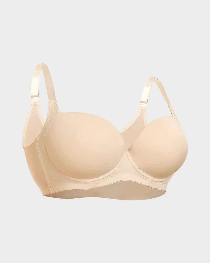 SheCurve®Comfy Smoothing Push-Up T-Shirt Bra