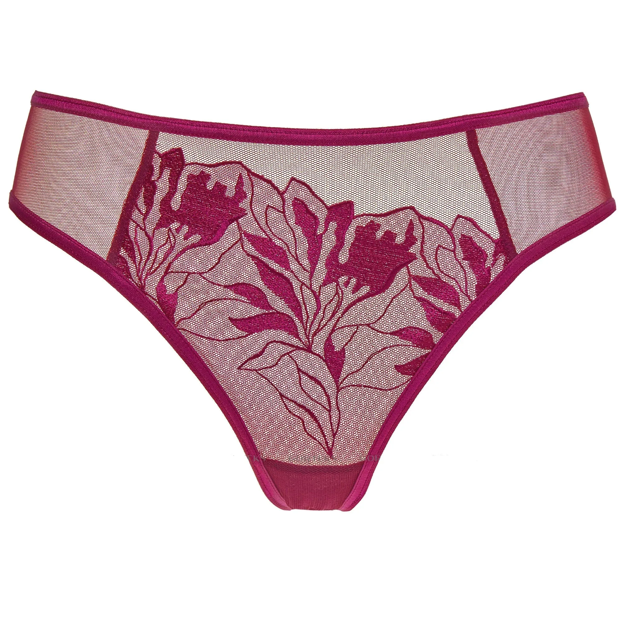 Sheer Mid Rise Bikini Panty Gorteks Coco