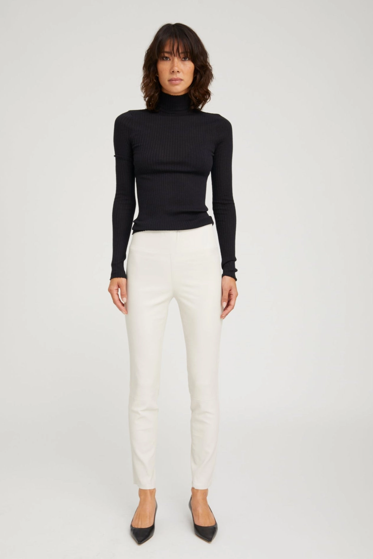 Shell Leather Ankle Breathable Stretch