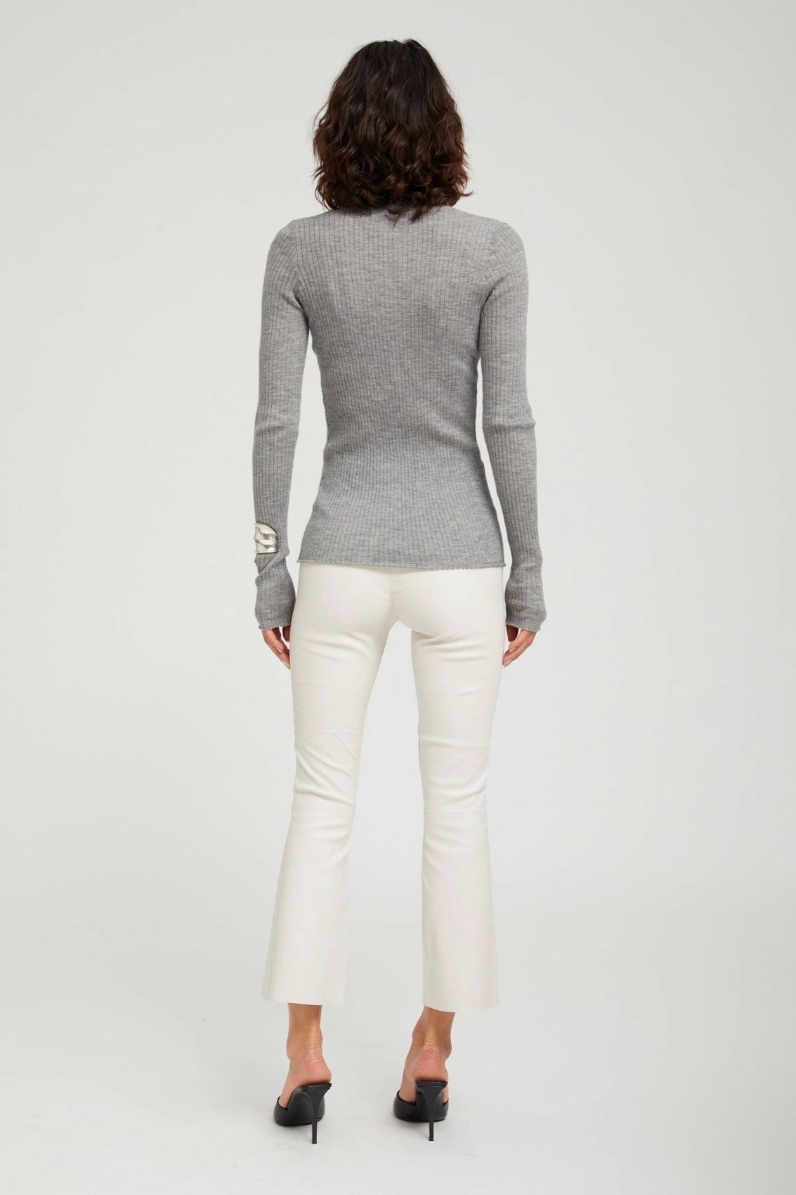 Double Layer Dance Practice Extra Soft Evening Walk Shell Leather Crop Flare