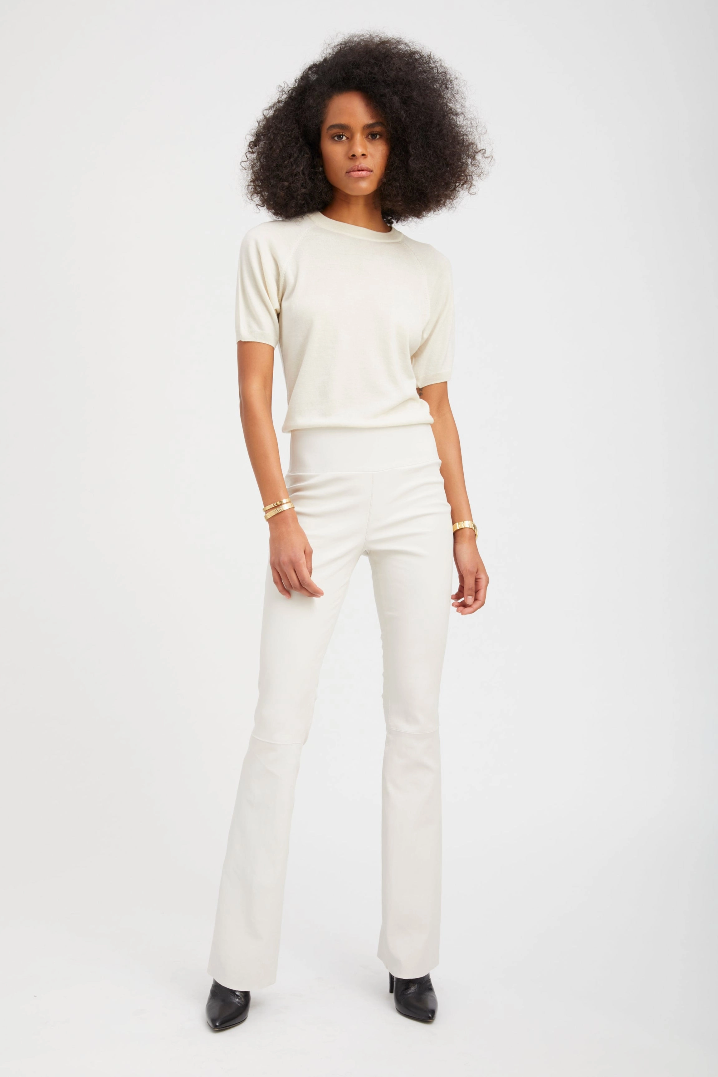 Move Friendly Shell Leather Micro Flare