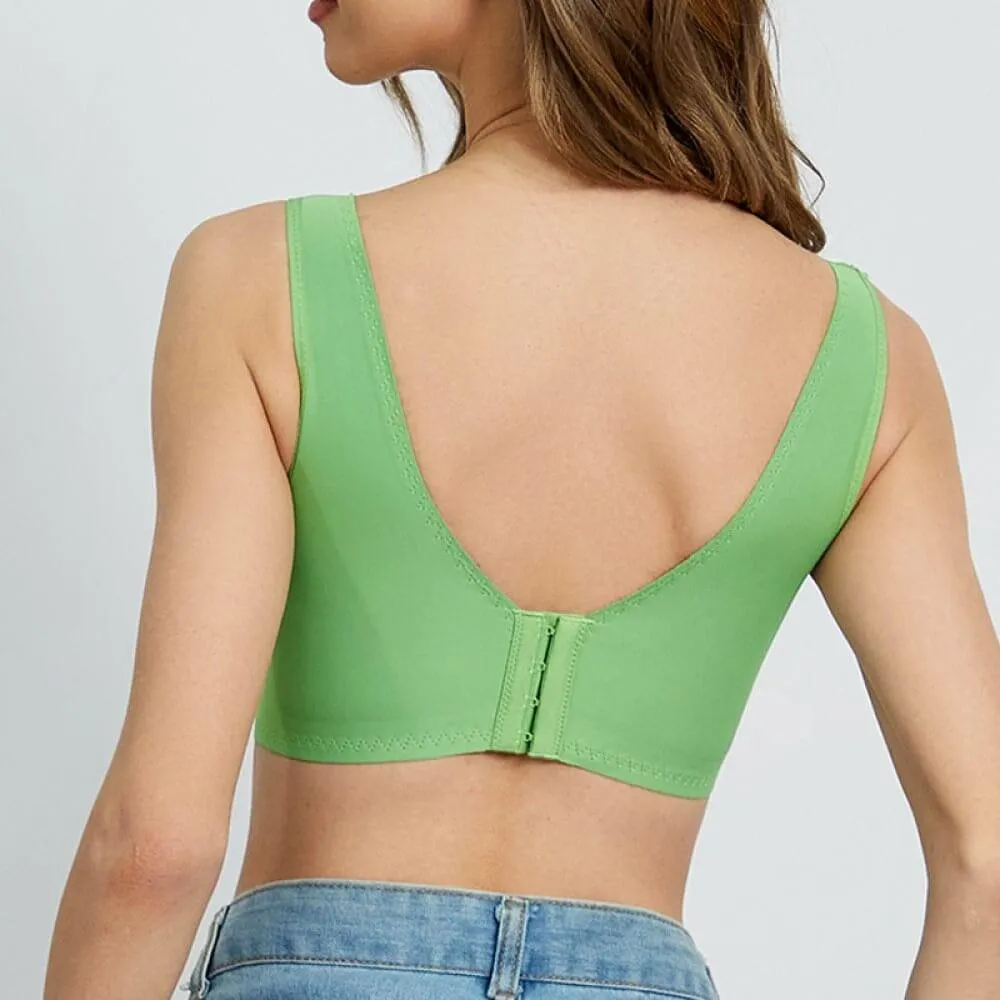 Shesways®"Feel like not wearing one" Wireless Sports Push Up Bra - Purple