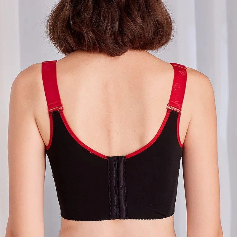 Shesways®"Hide Back Fat" Floral Lace Bustier Bra