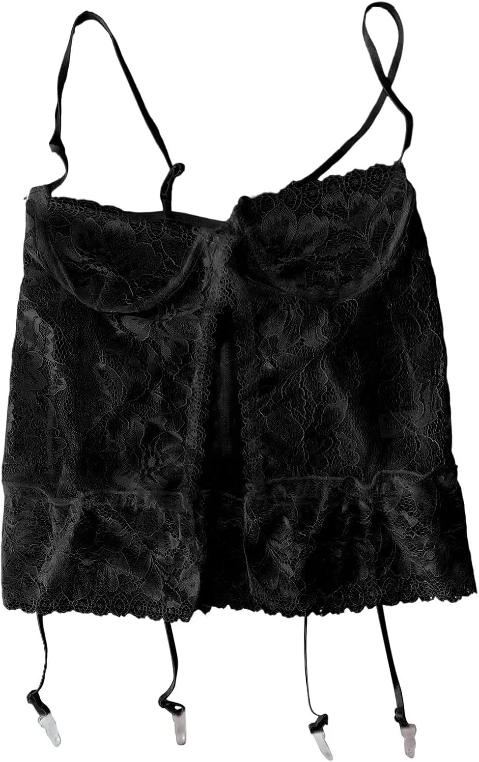 Short Sleeve Design All Seasons Wear Soft Breathable Garter Belt Mesh Lace Sexy Lingerie for Women Comfortable