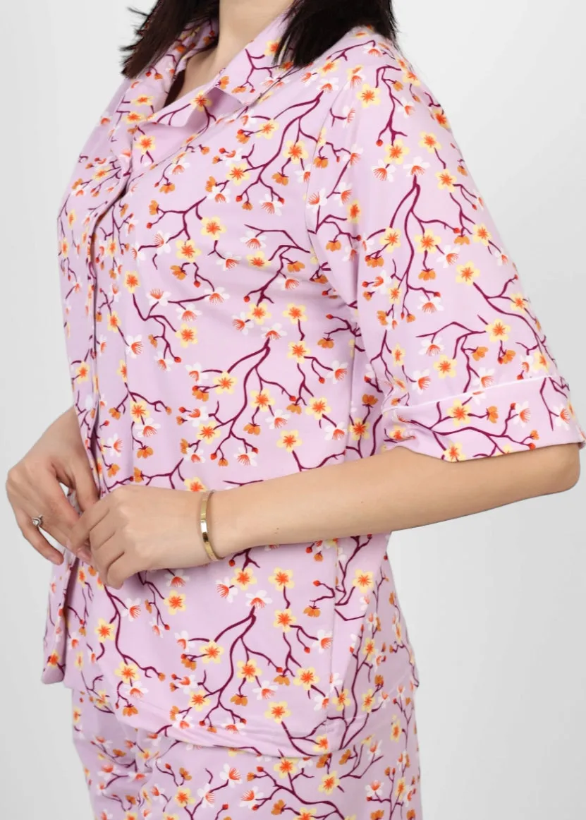 Short sleeved Pajama Set - pink