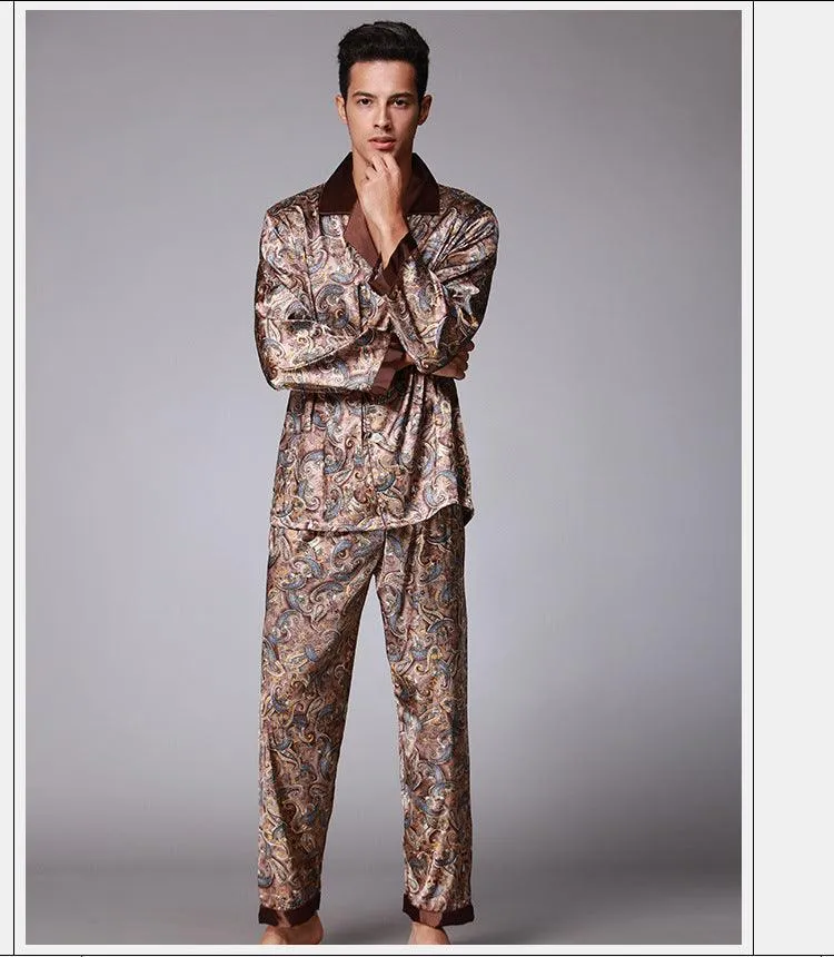 Silk pajamas set