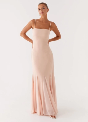 Marcelo Maxi Dress - Pink Natural Tones