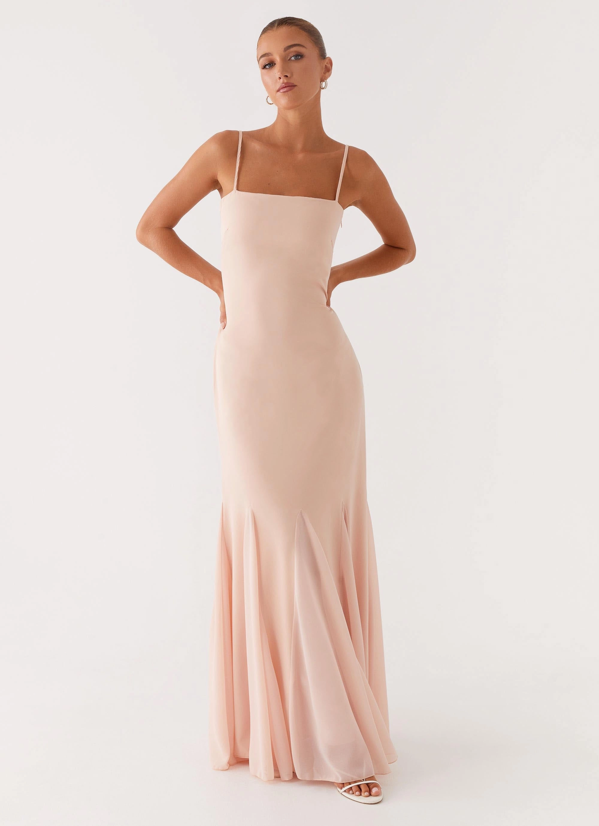 Marcelo Maxi Dress - Pink Natural Tones