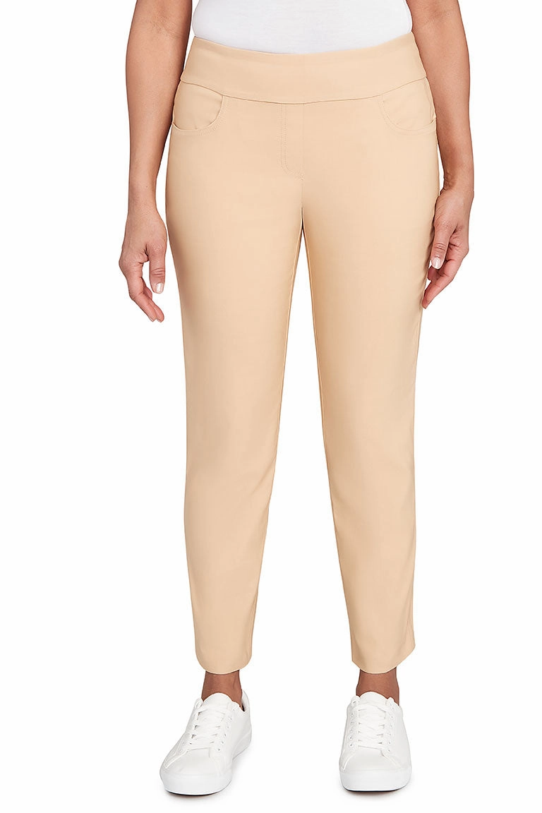 Silky Tech Pull-On Ankle Pant No Gap Waistband