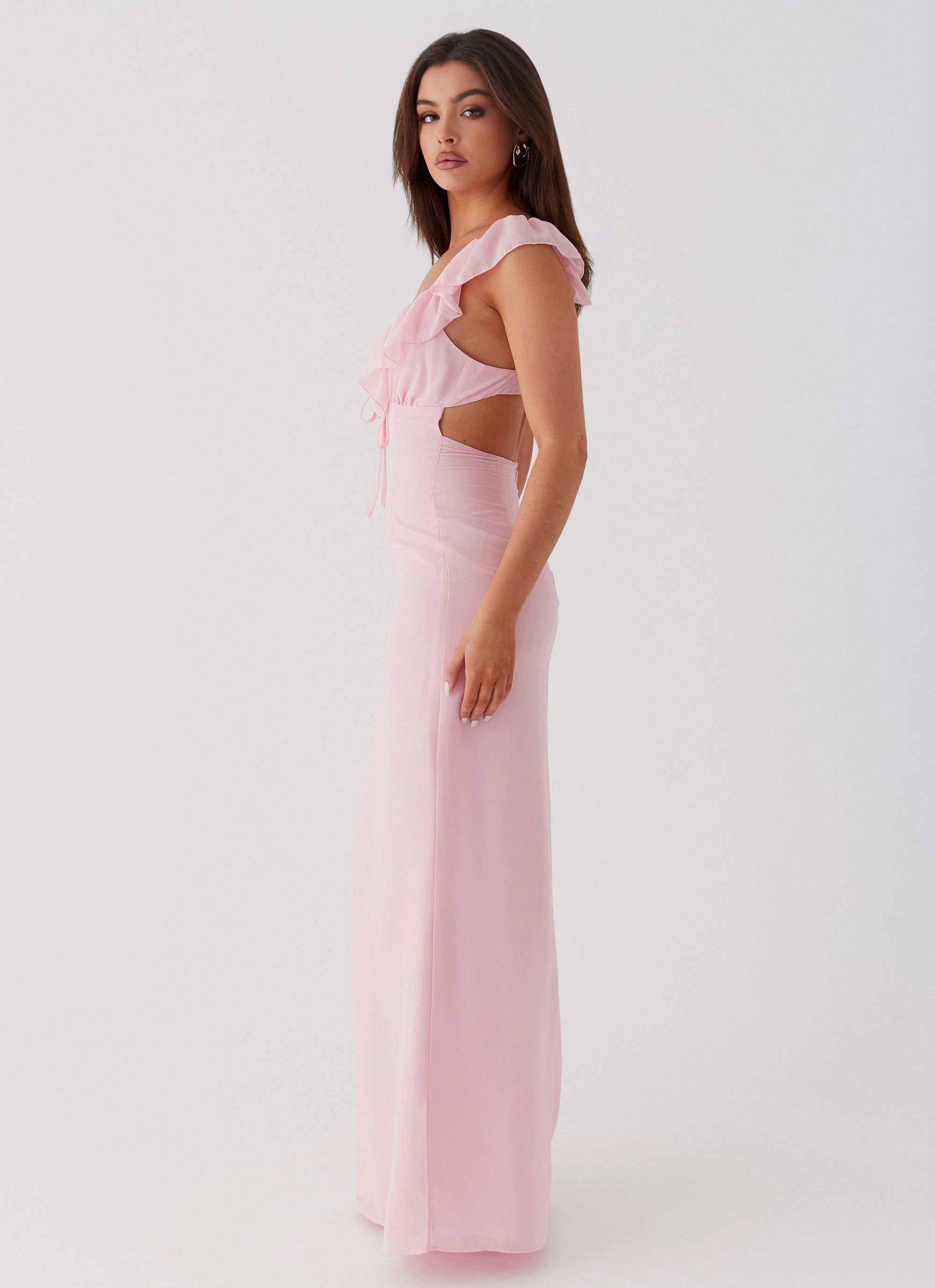 Smooth Layering Silvie Maxi Dress - Pink
