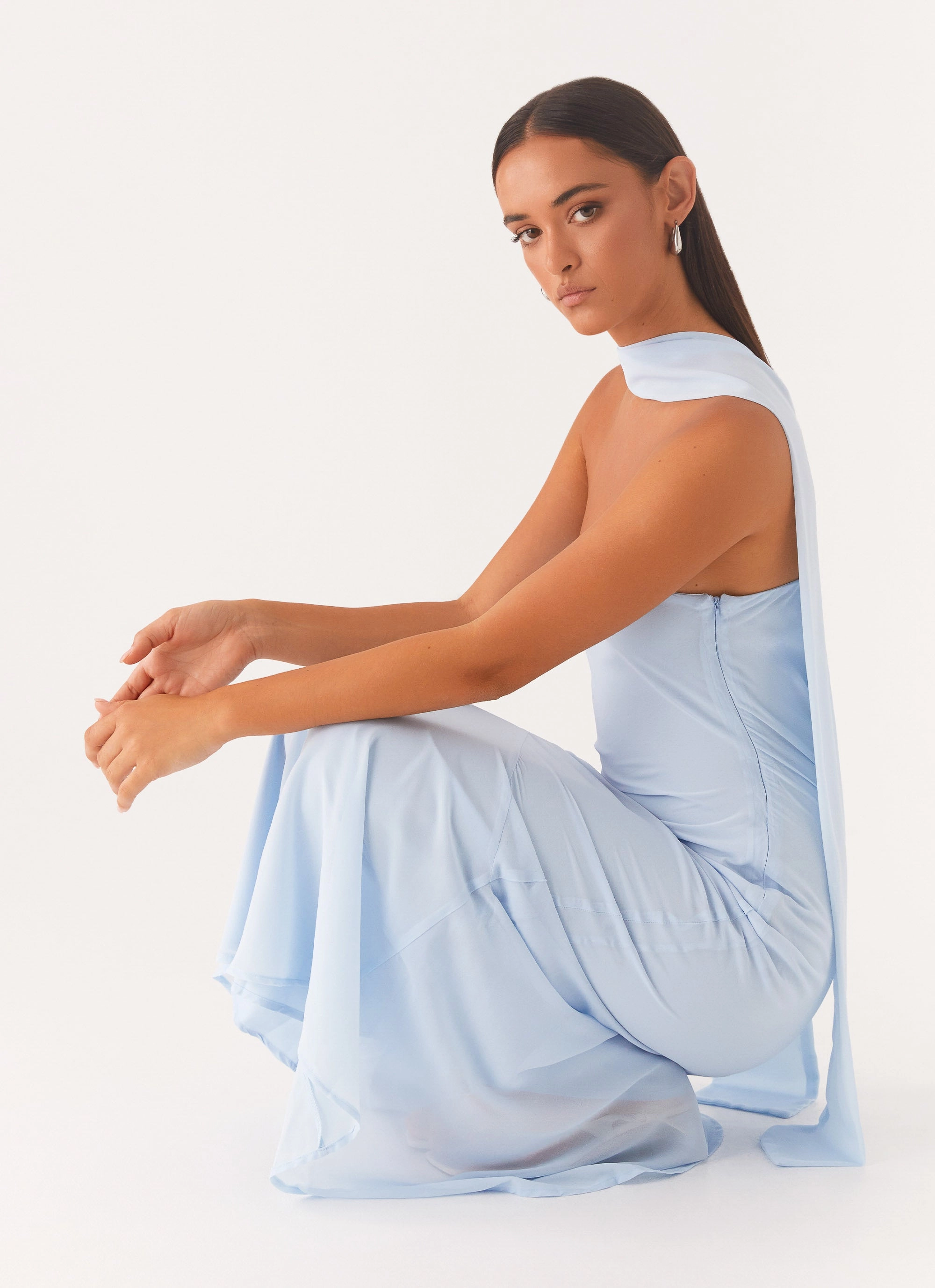 Under The Pagoda Maxi Dress - Blue Mood Flex Vibrant Layer