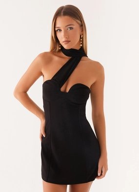 Sirena Mini Dress - Black Bright Appeal