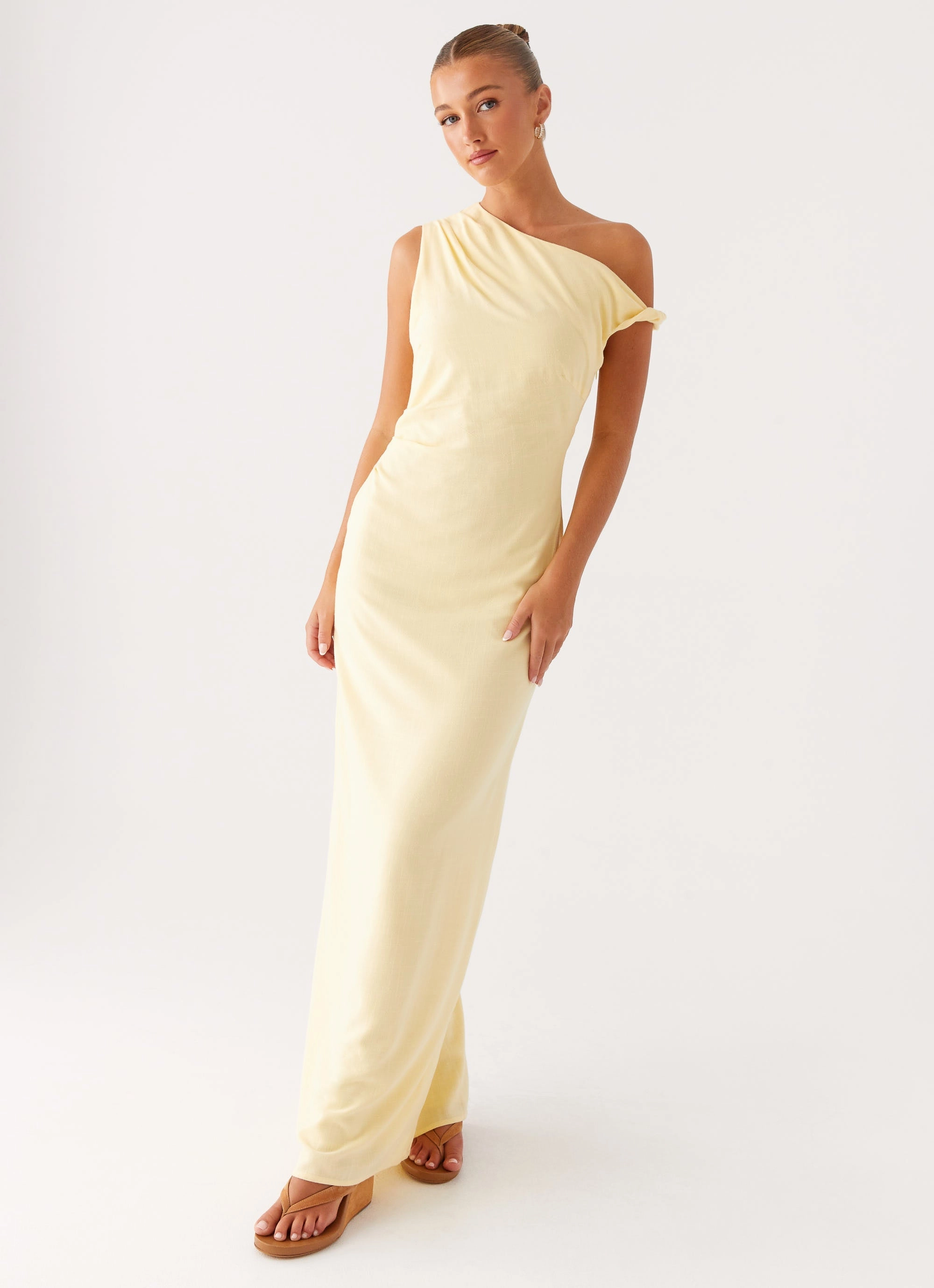Stylish Line Mckenna Maxi Dress - Yellow