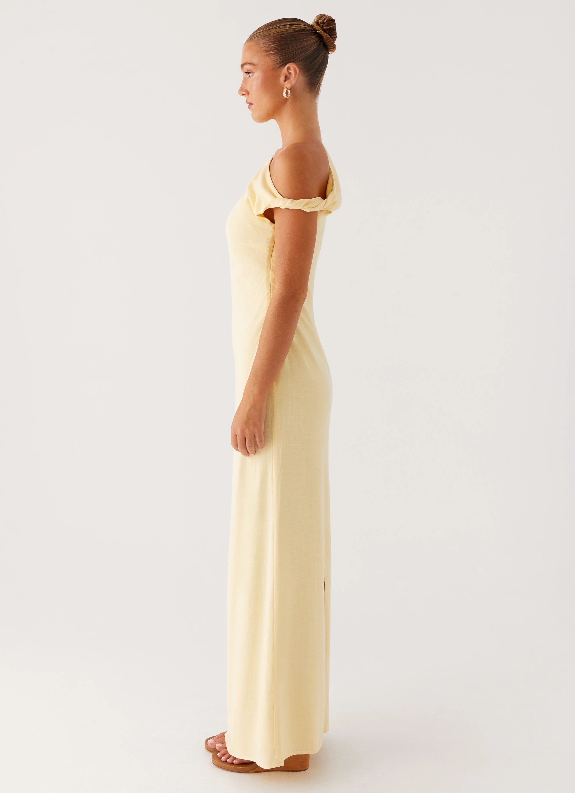 Mckenna Maxi Dress - Yellow Convertible-Style
