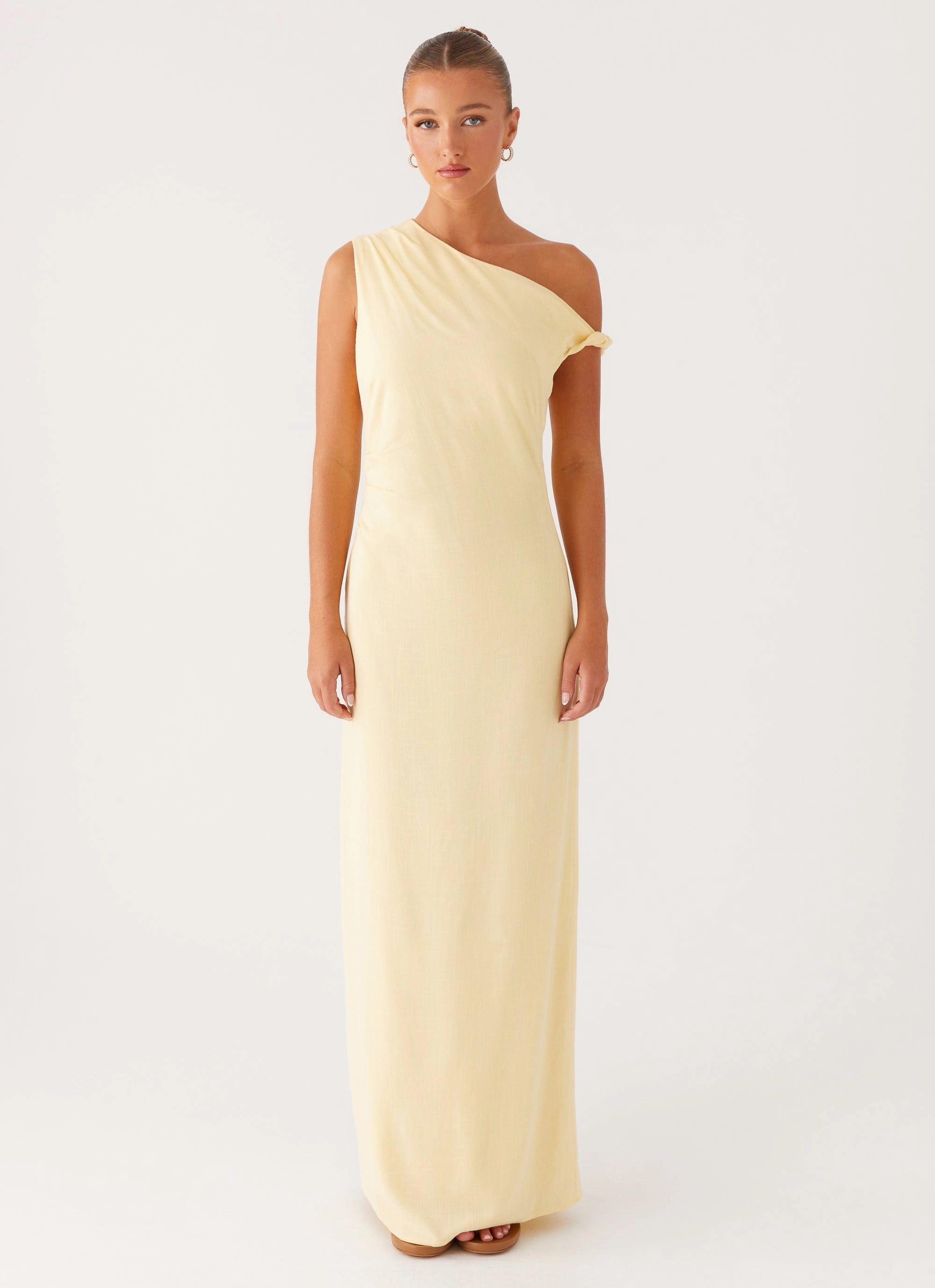Mckenna Maxi Dress - Yellow Trendy Fit Look