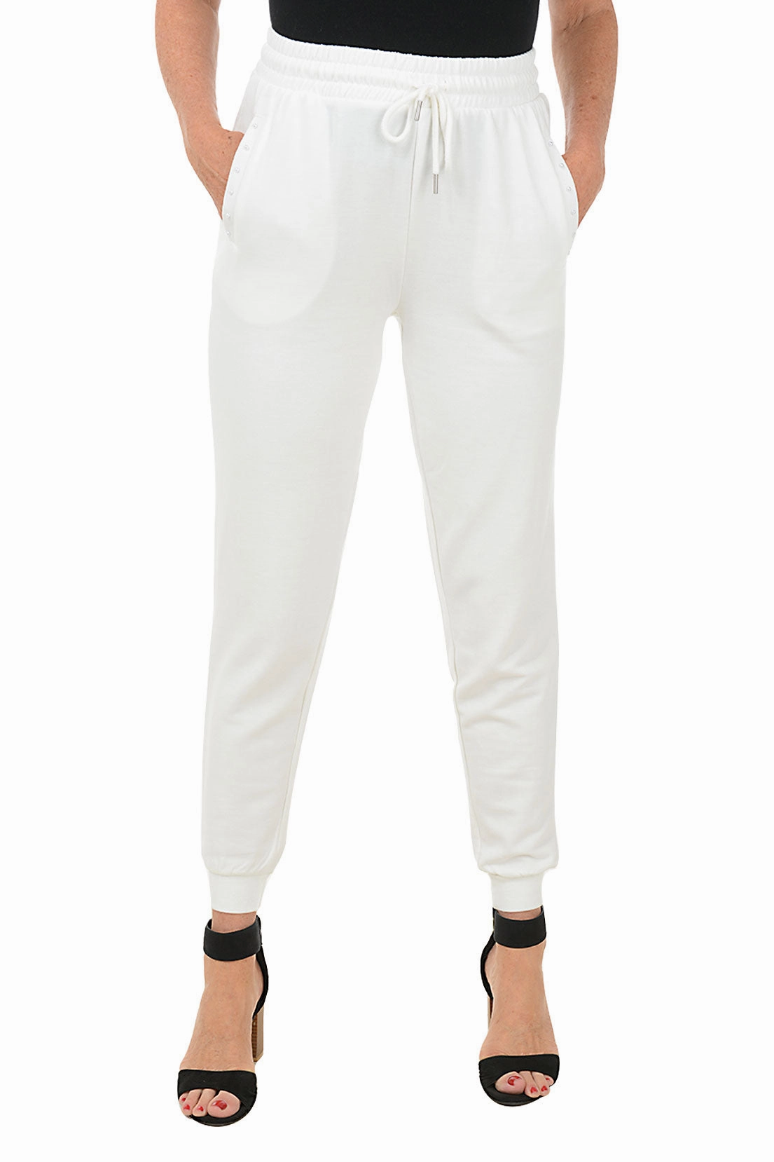 Pearl Pocket Jogger Pant Ripped design Clean Lines