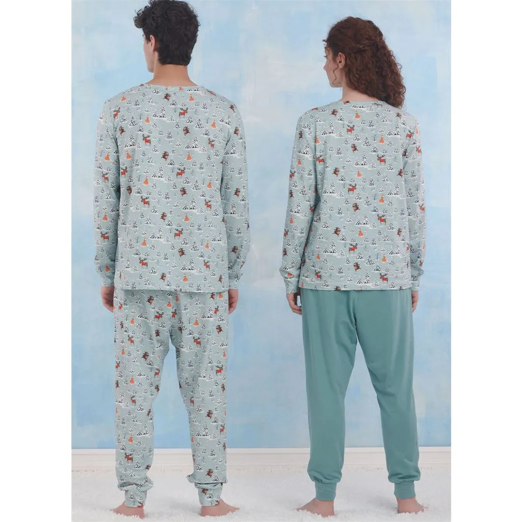 Simplicity Sewing Pattern S9861 Children's, Teens' and Adults' Knit Loungewear