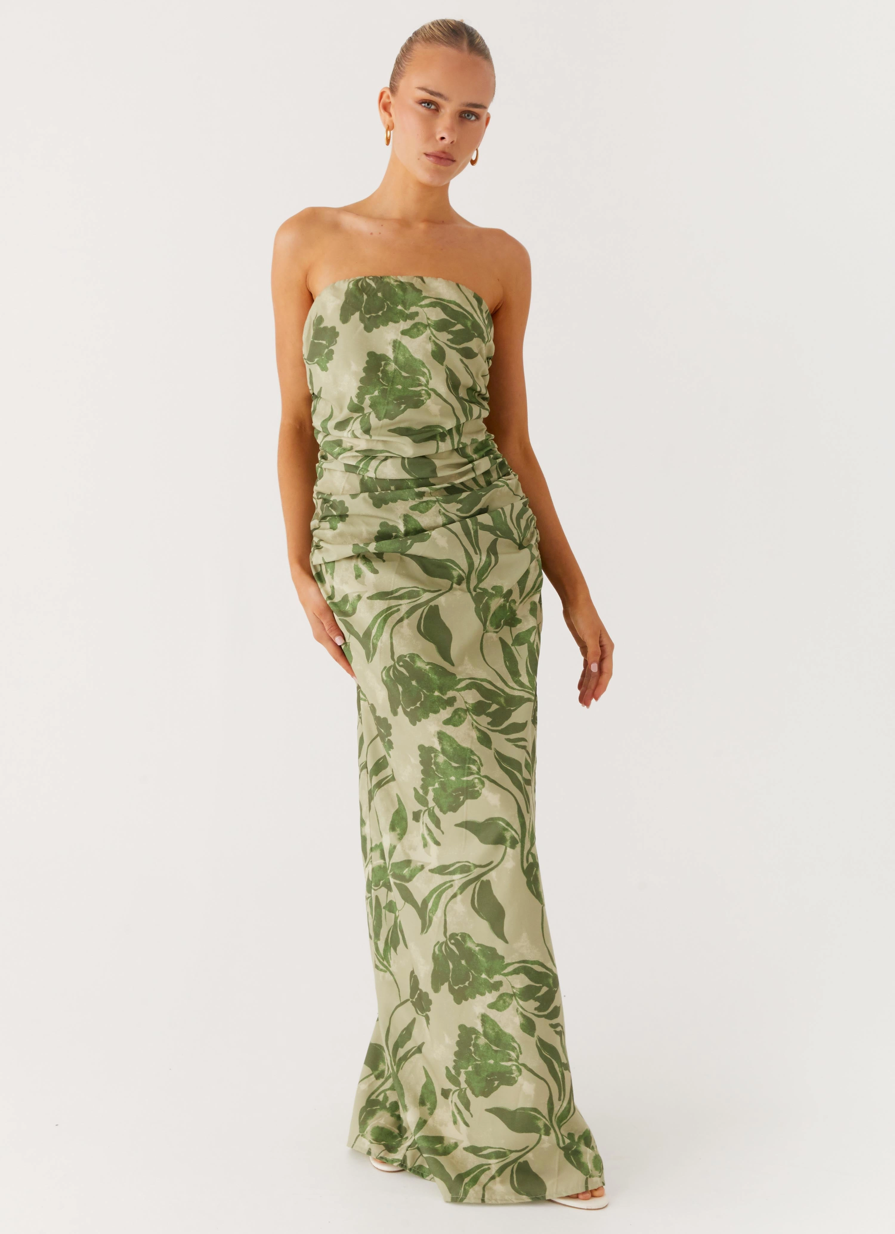 Sirrah Maxi Dress - Jade Fern Relax Flex Chic Comfort Look
