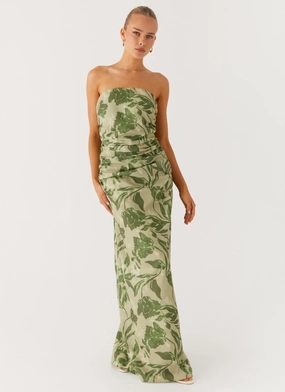 Sirrah Maxi Dress - Jade Fern Relax Flex Chic Comfort Look
