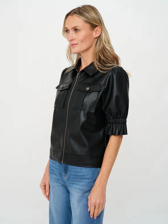 Contemporary Cut Six Fifty Faux Leather Jacket