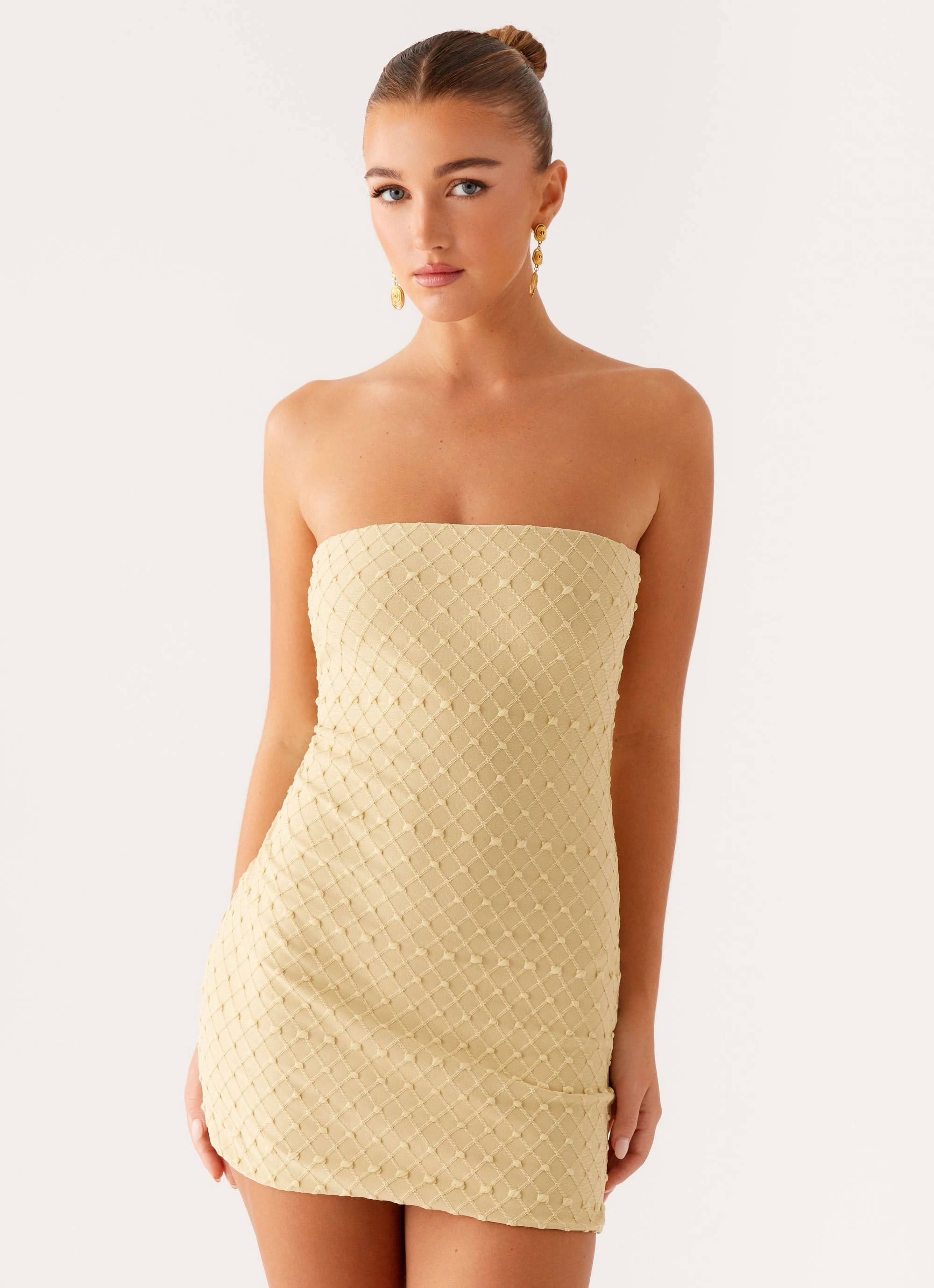 Kamari Mini Dress - Sage Crisp Finish Relax Line