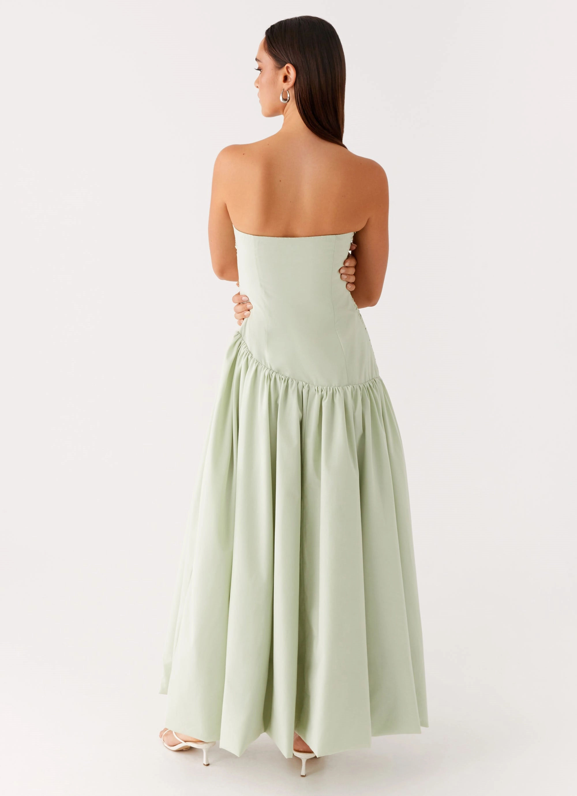 Misa Bubble Maxi Dress - Mint Event Safe