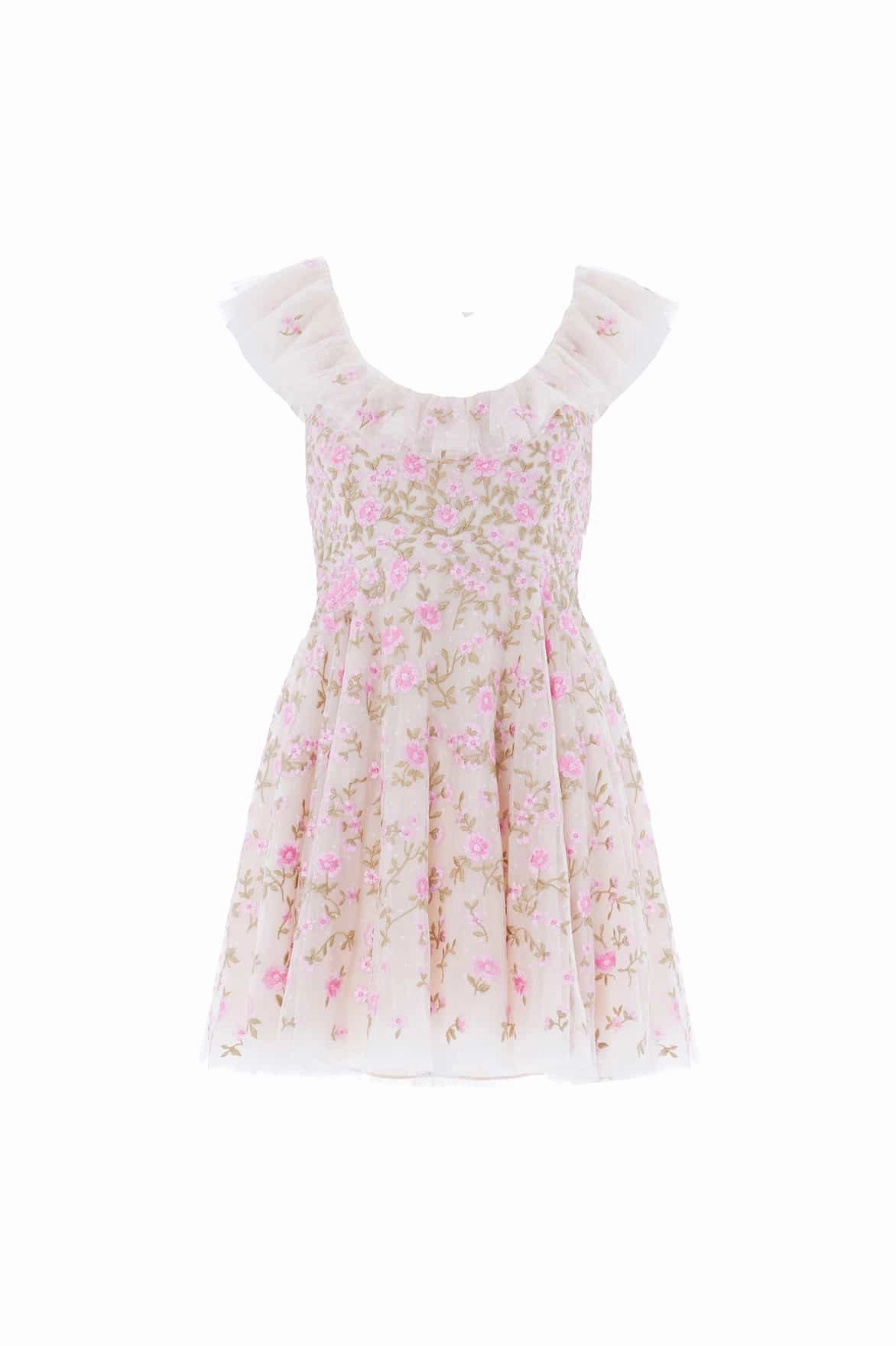 Casual Feel Lea Ditsy Micro Mini Dress