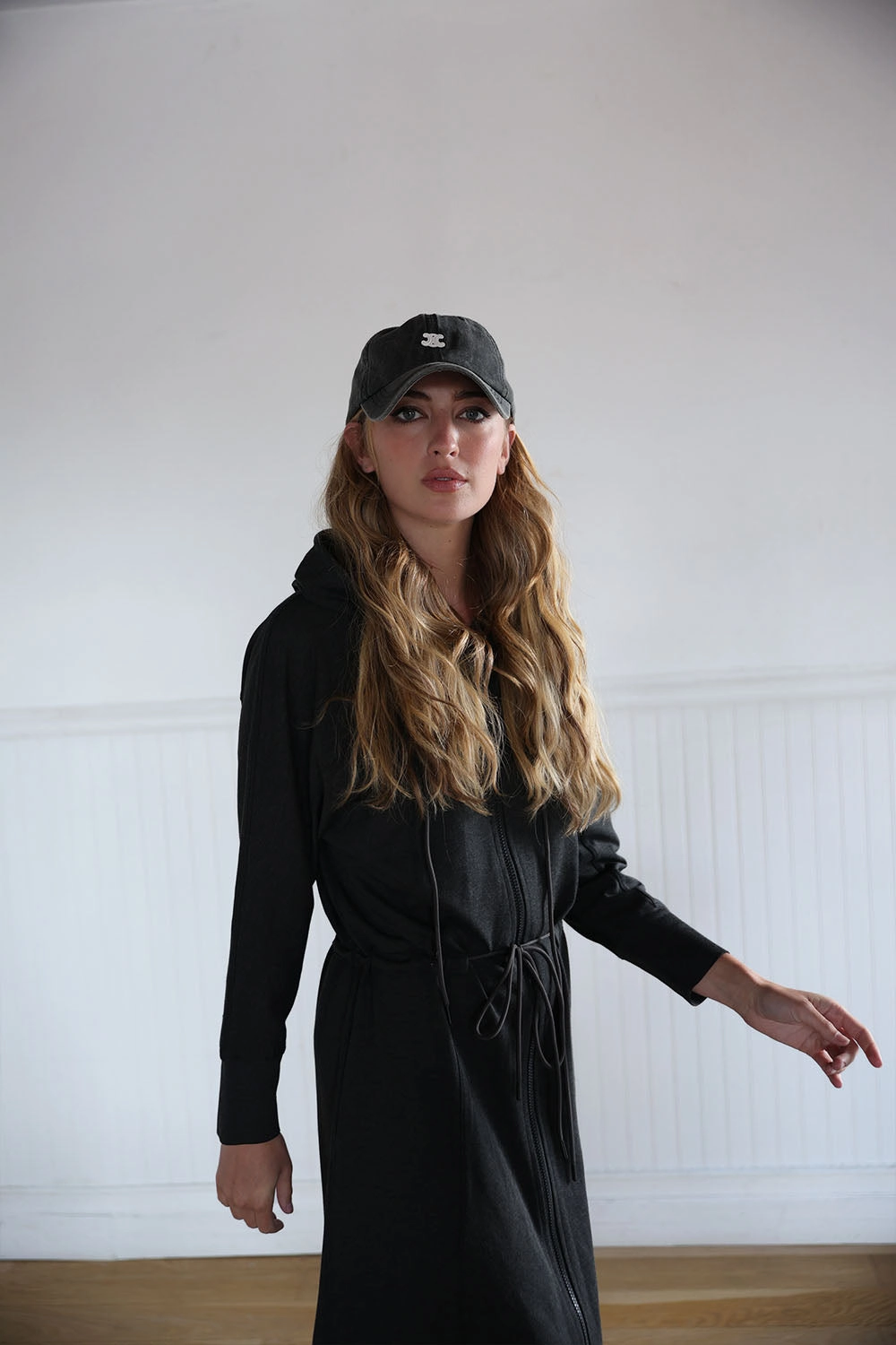High Neck Smooth Fit BYRD Basixx Zip Up Dress
