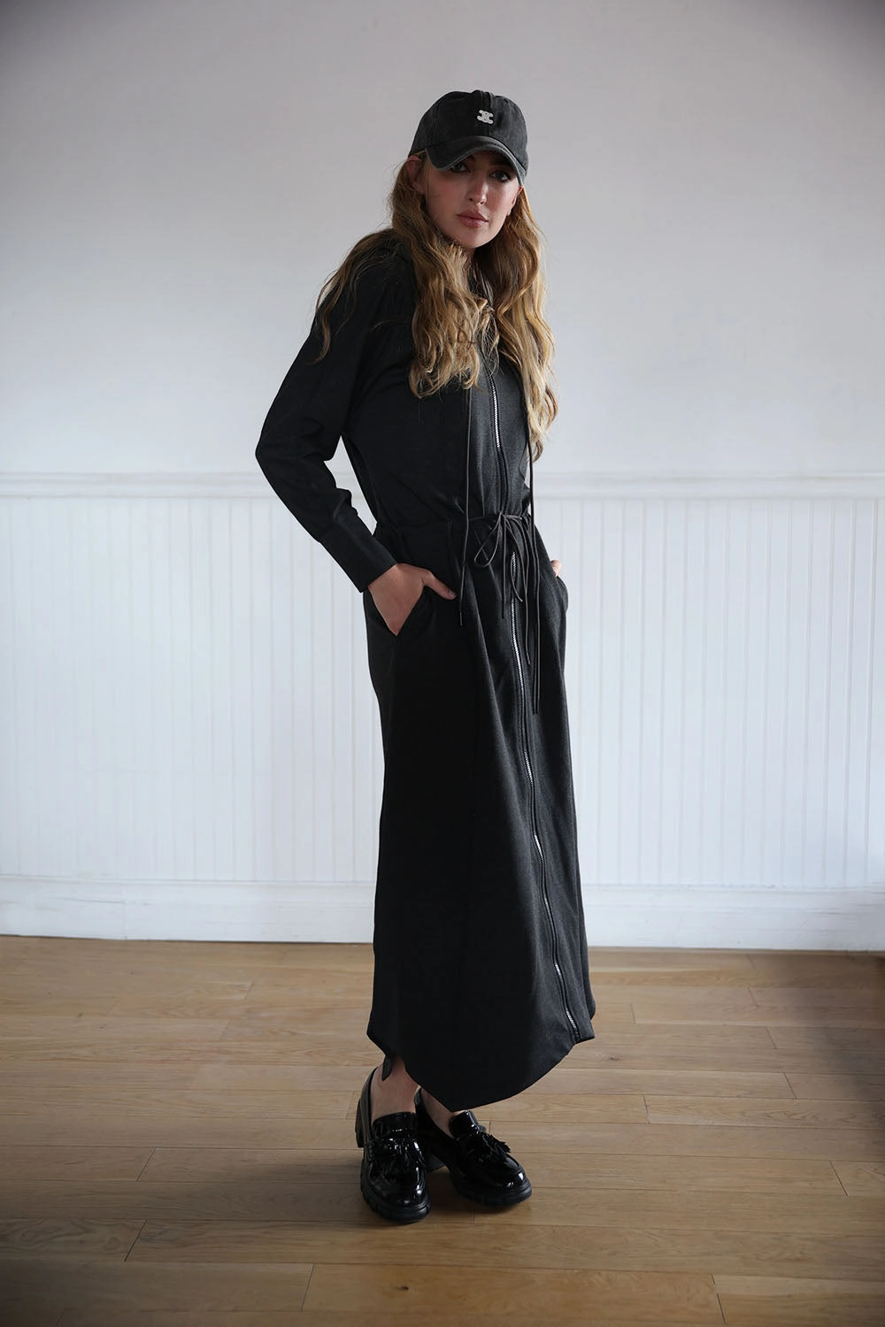 BYRD Basixx Zip Up Dress and Effortless fit dress.