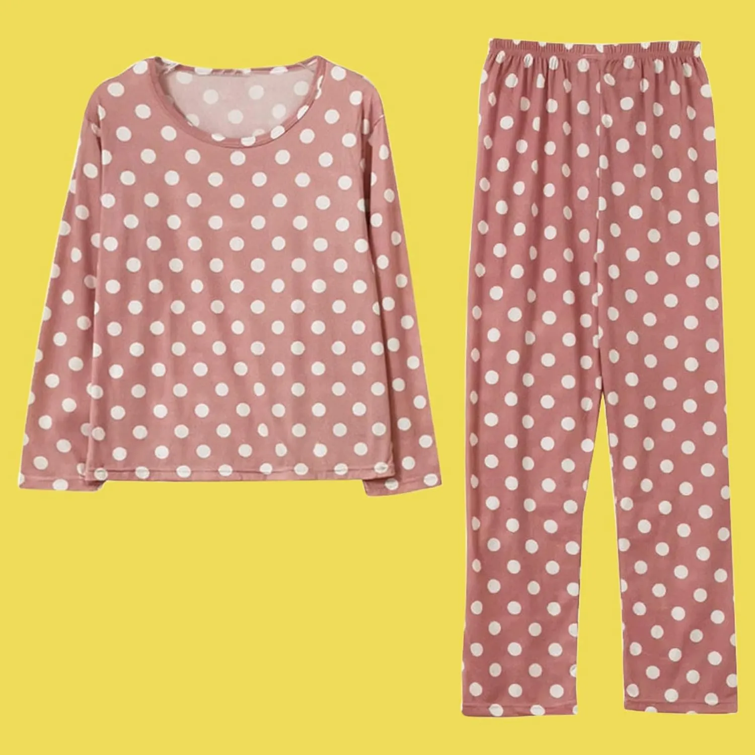 Sleepwear for Women Women Pajama Set Print Long Sleeve Cotton Tops Pants Trouser Sleepwear Pjs Pj Shorts Matching